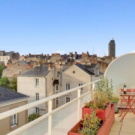 Bright Apartment With Large Terrace Nantes Eksteriør bilde