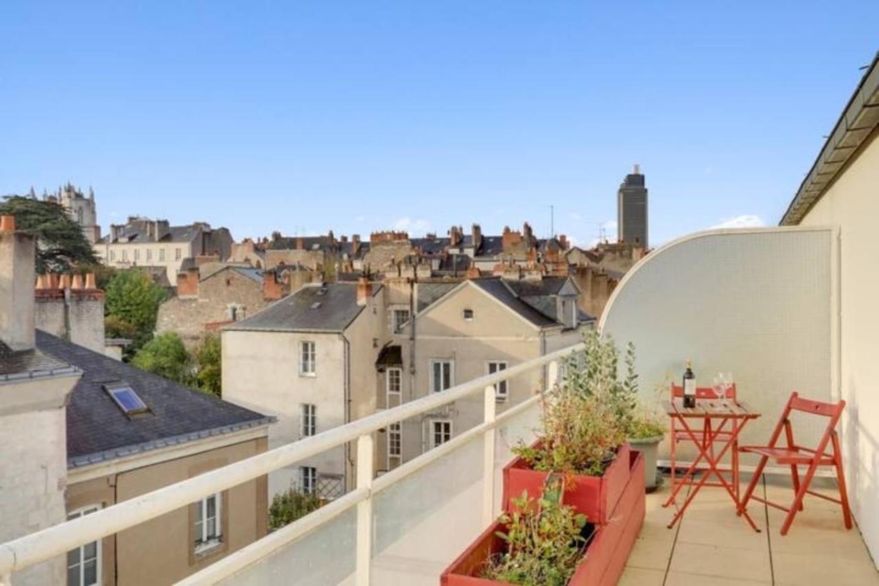 Bright Apartment With Large Terrace Nantes Eksteriør bilde